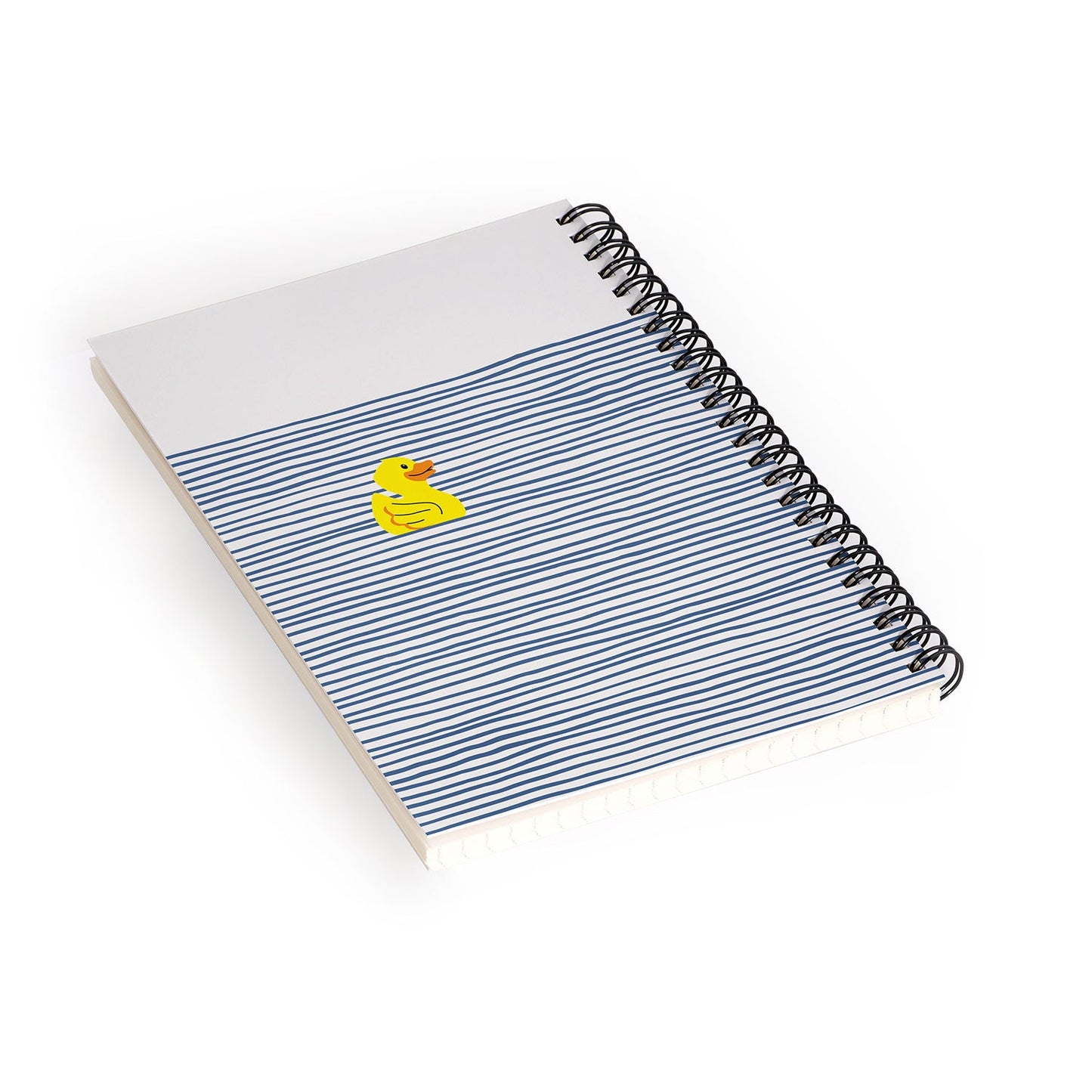Little Dean Yellow rubber ducky Spiral Notebook