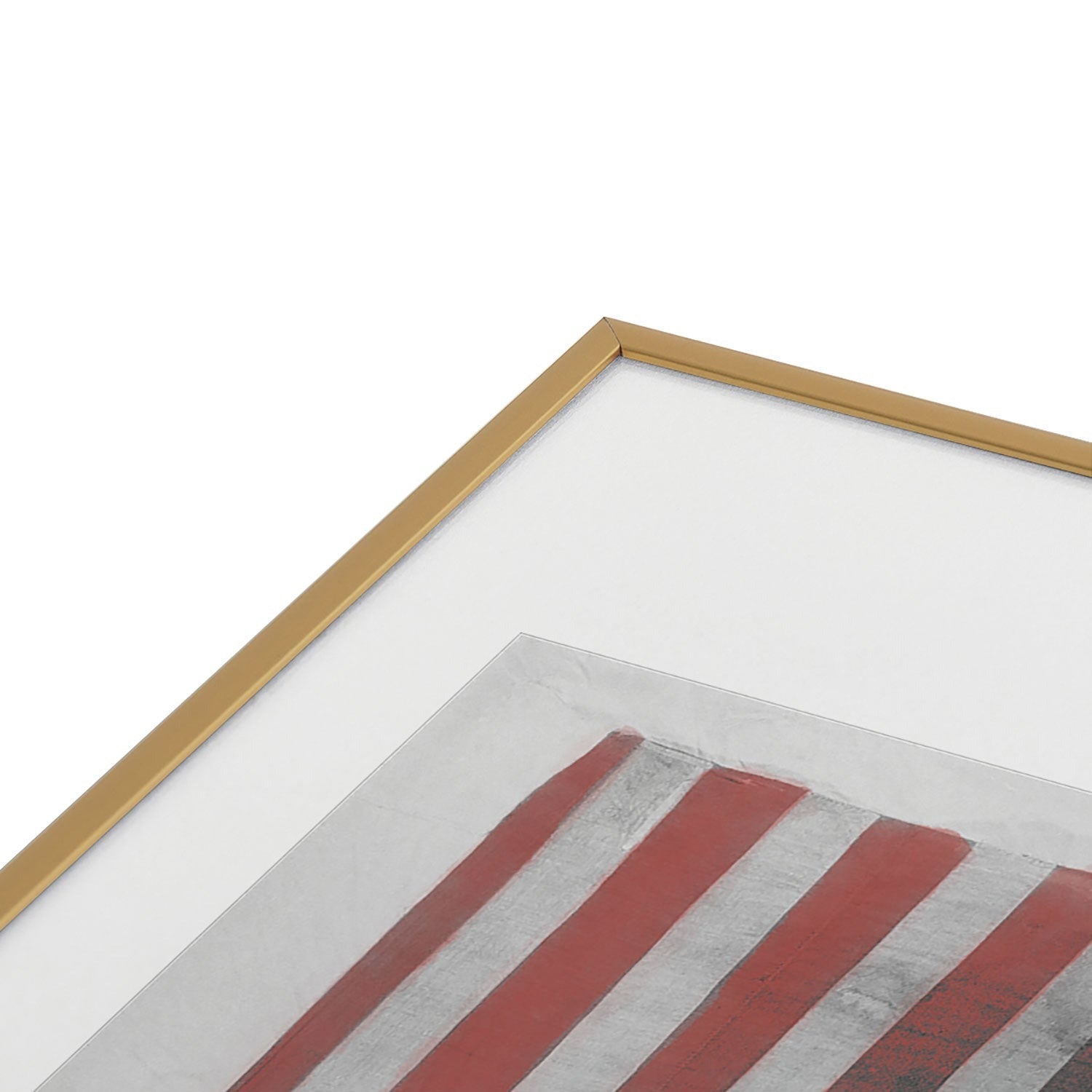 DENY Designs Flag Attributed to Elizabeth Schuyler Hamilton Metal Framed Art Print