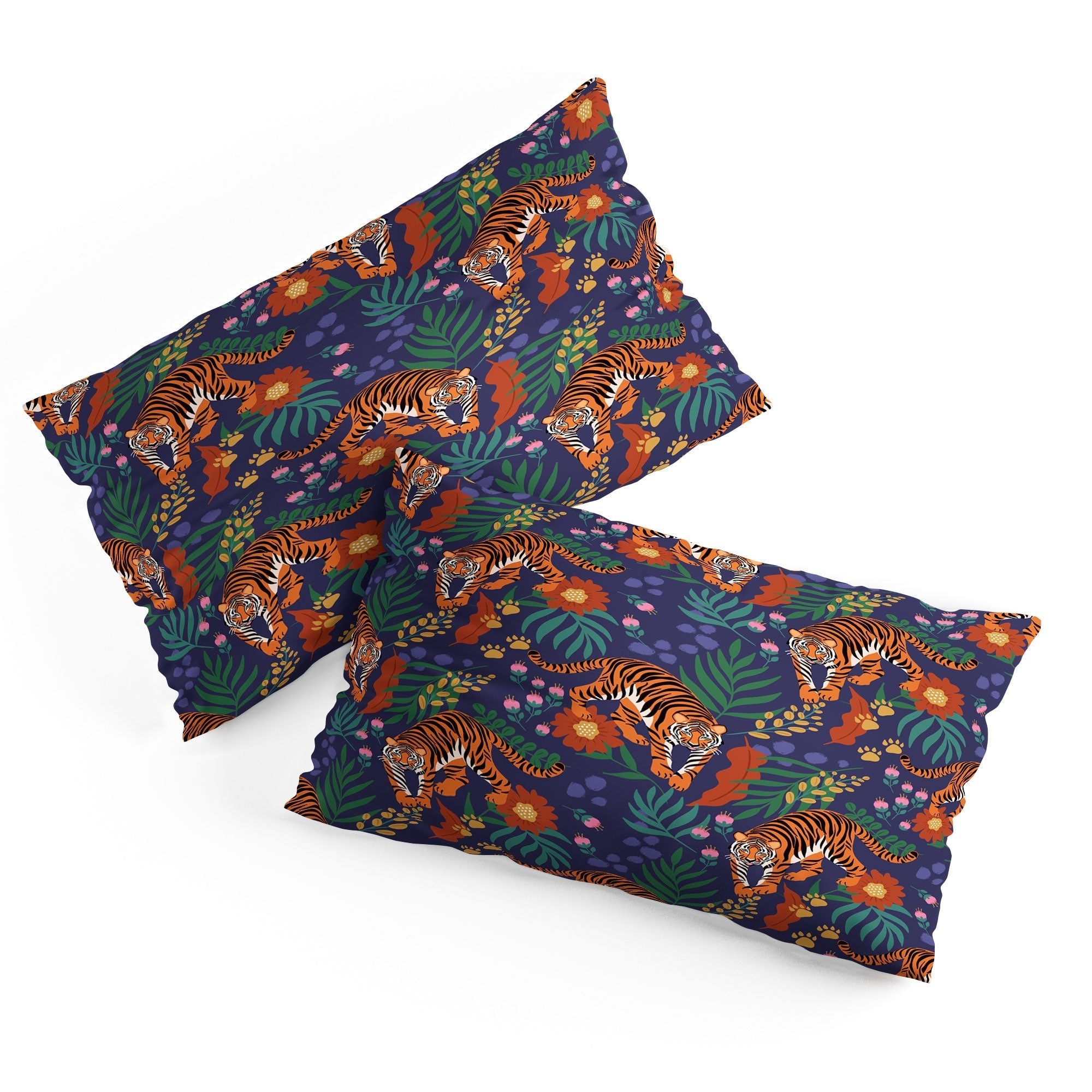 Design by Spark Tiger of the Glorious Jungle Pillow Shams