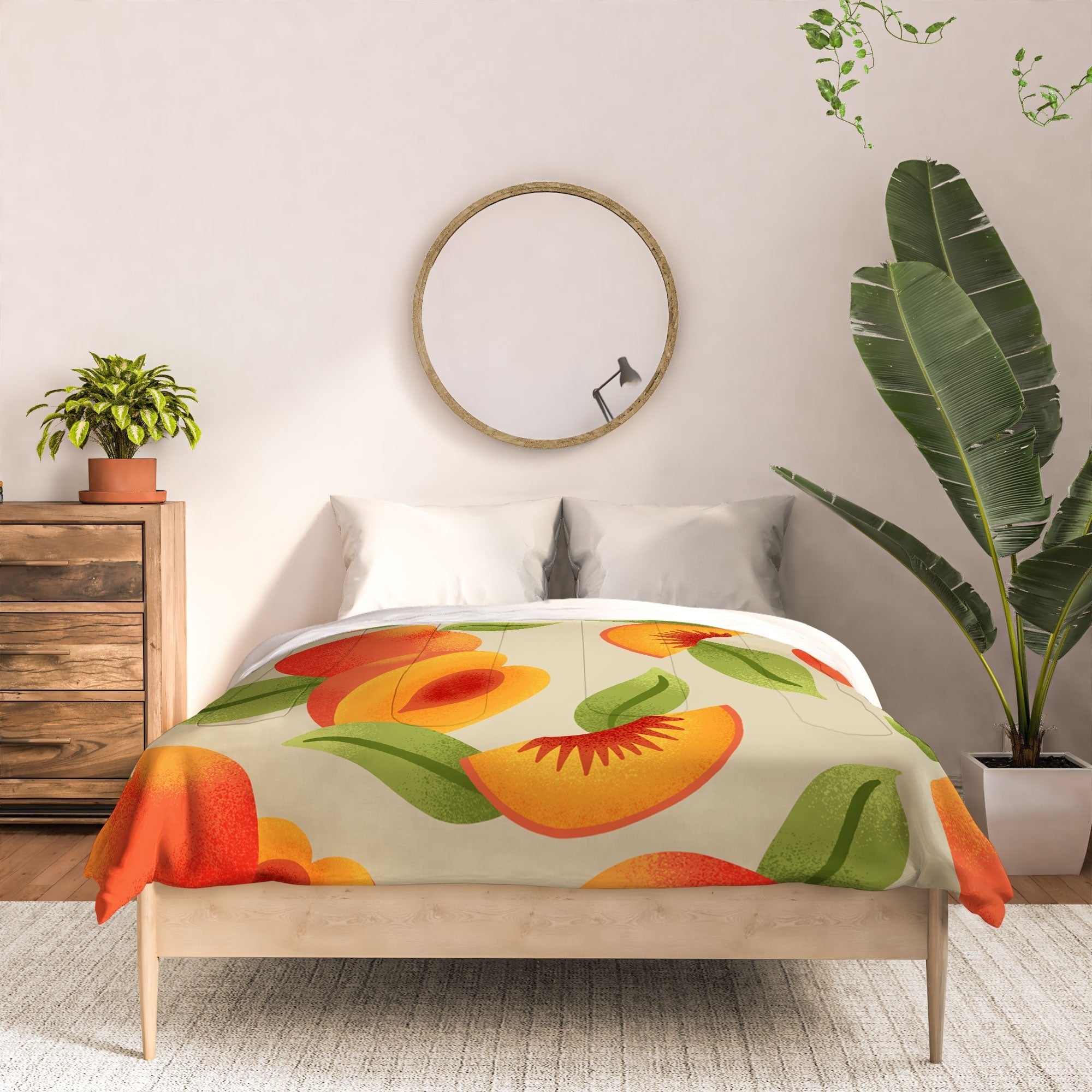 Jessica Molina Peach Pattern Comforter