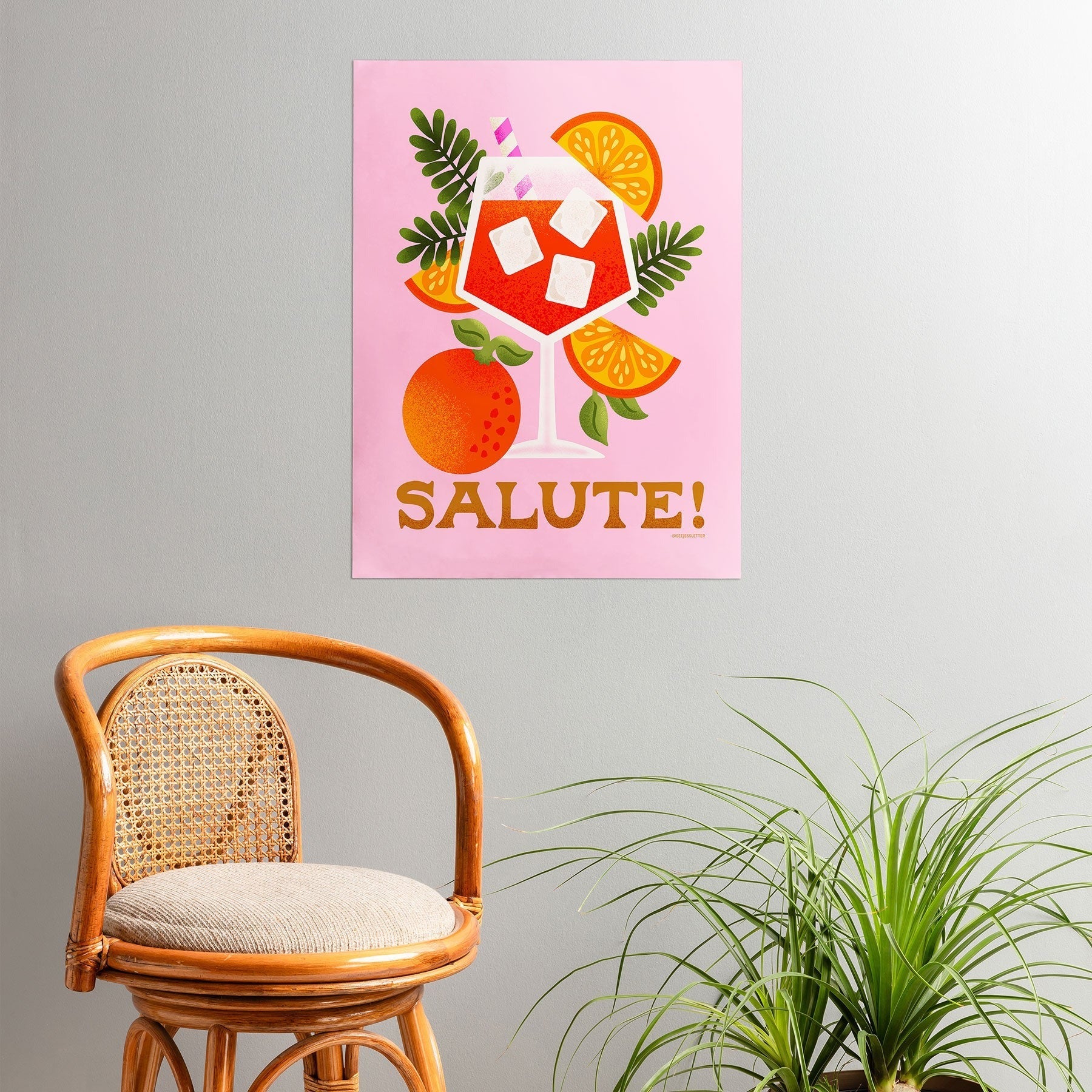 Jessica Molina Orange Spritz Poster