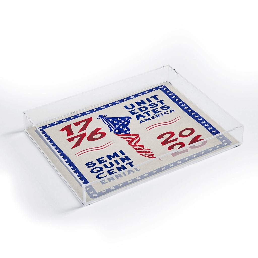 DENY Designs Retro 76 26 Acrylic Tray