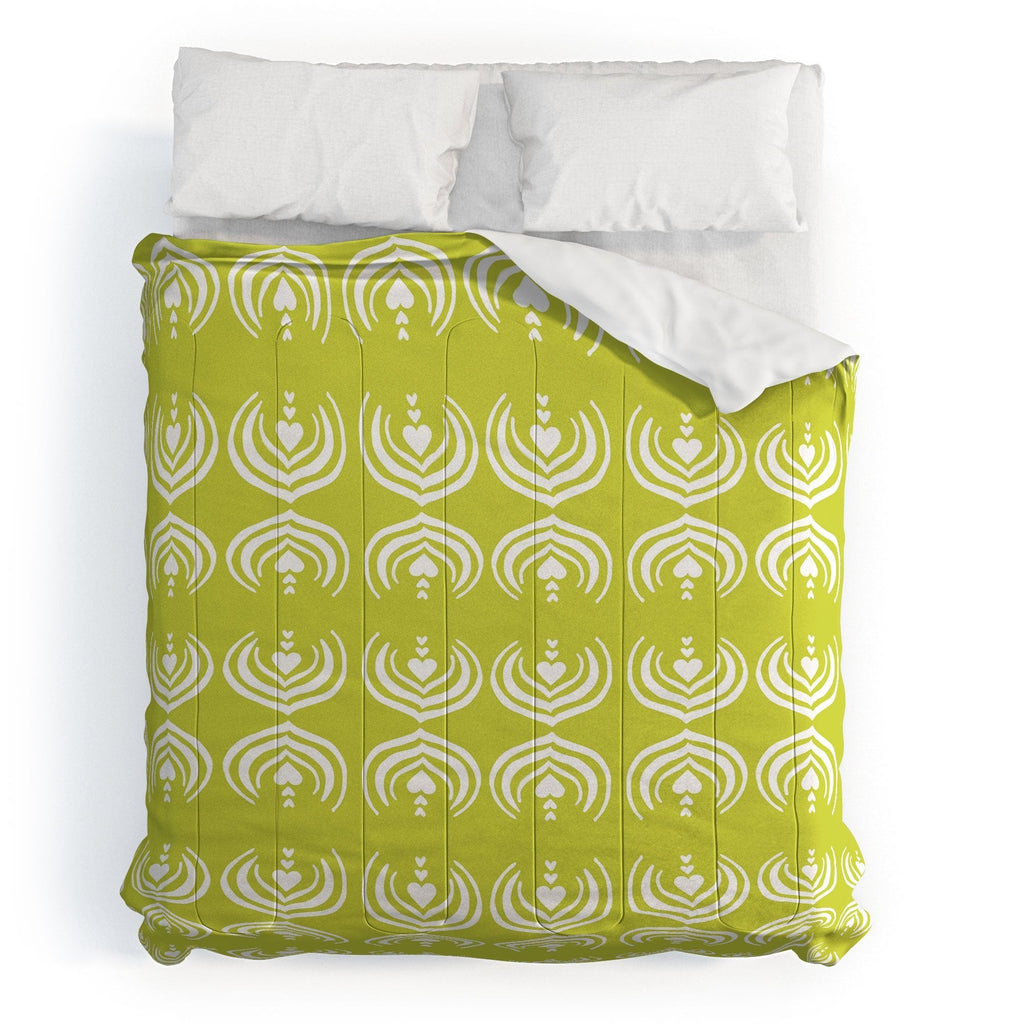 Design by Spark Matcha Latte Art Comforter