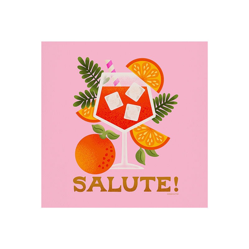 Jessica Molina Orange Spritz Art Print
