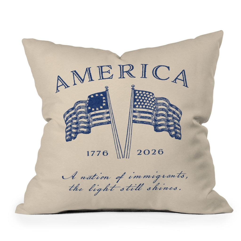 DENY Designs America250 Outdoor Throw Pillow