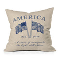 DENY Designs America250 Outdoor Throw Pillow