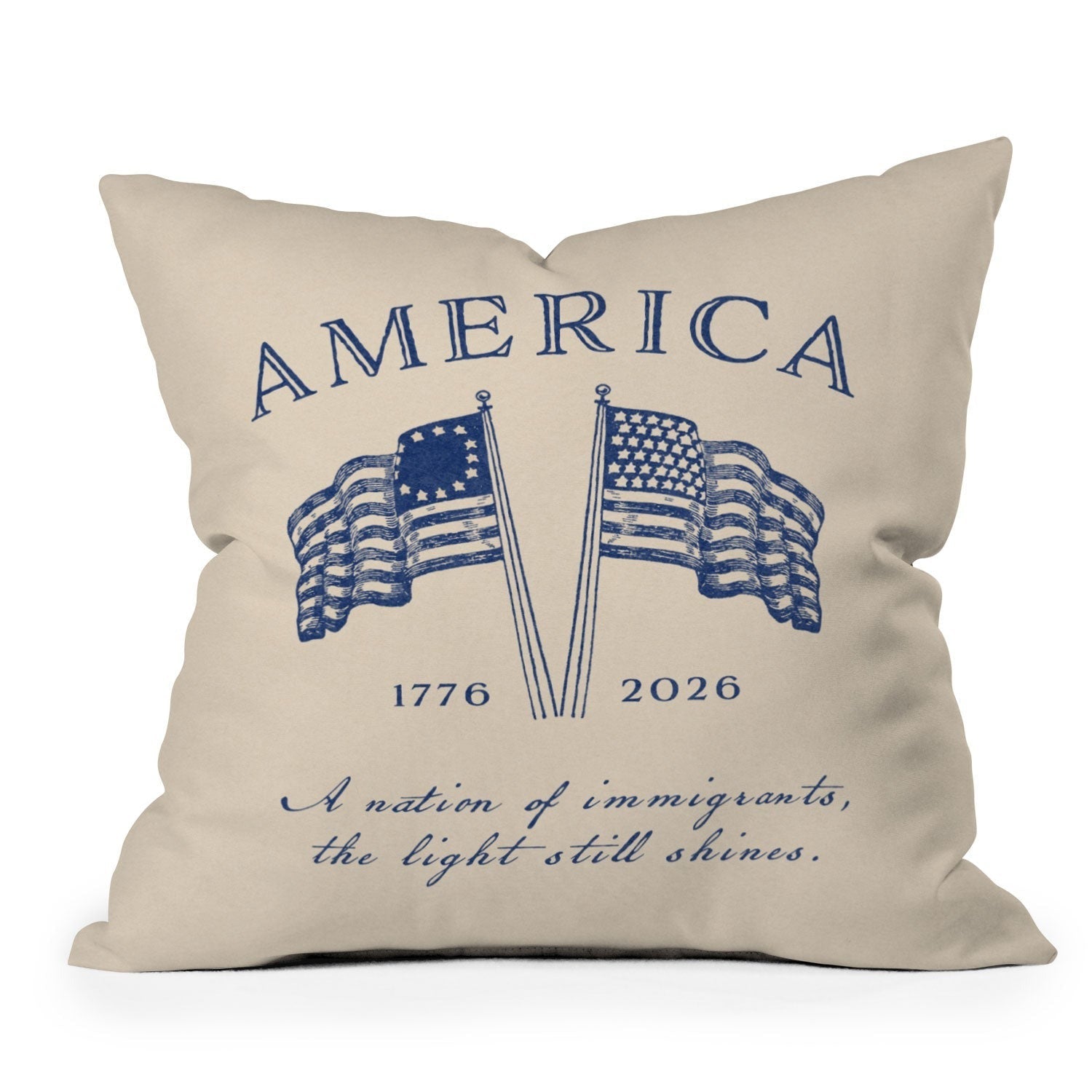 DENY Designs America250 Outdoor Throw Pillow