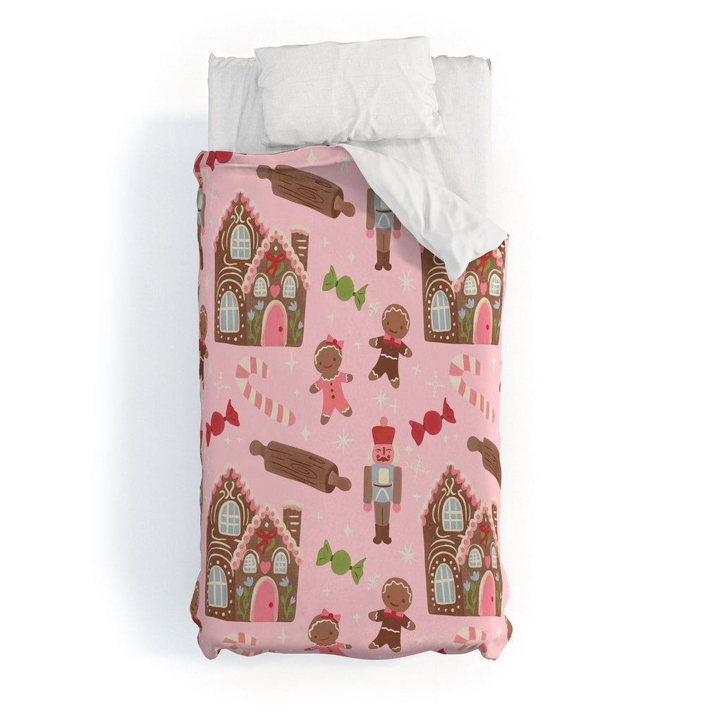carriecantwell Sweet Christmas Holidays Duvet Cover