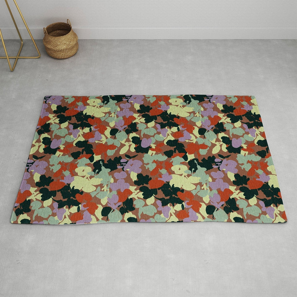 Marta Barragan Camarasa Retro Bloom Medley Area Rug