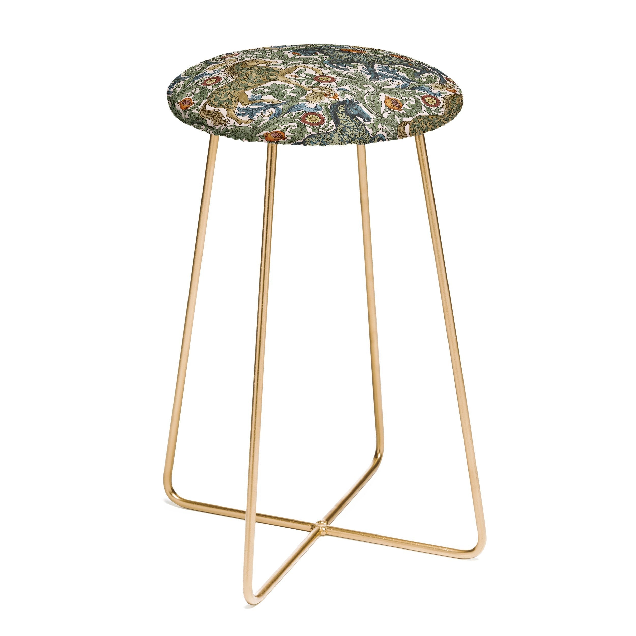 Marta Barragan Camarasa Renaissance Horse Garden Counter Stool