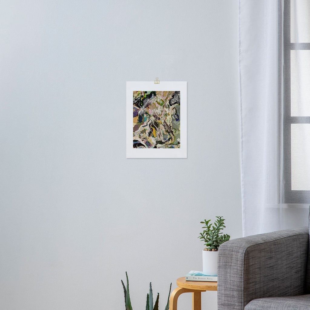 83 Oranges Echoes Beneath the Surface Art Print