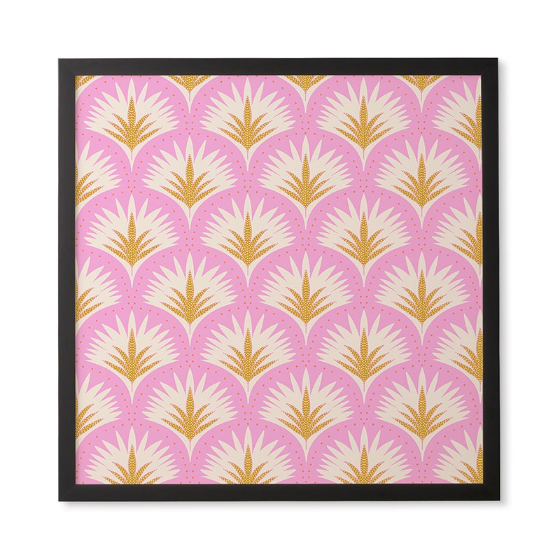 Jennifer Labre Pink Palmetto Framed Wall Art