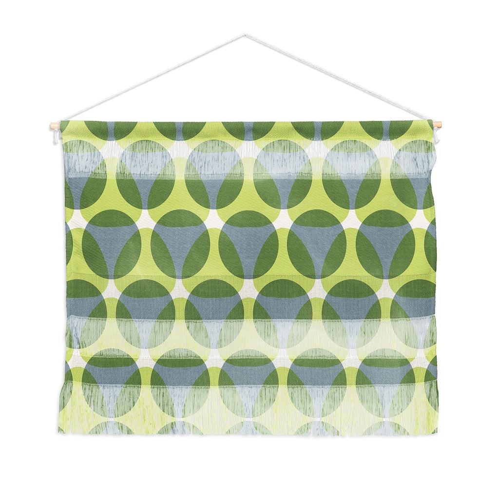Marta Barragan Camarasa Stylish Retro Circle Wall Hanging Landscape