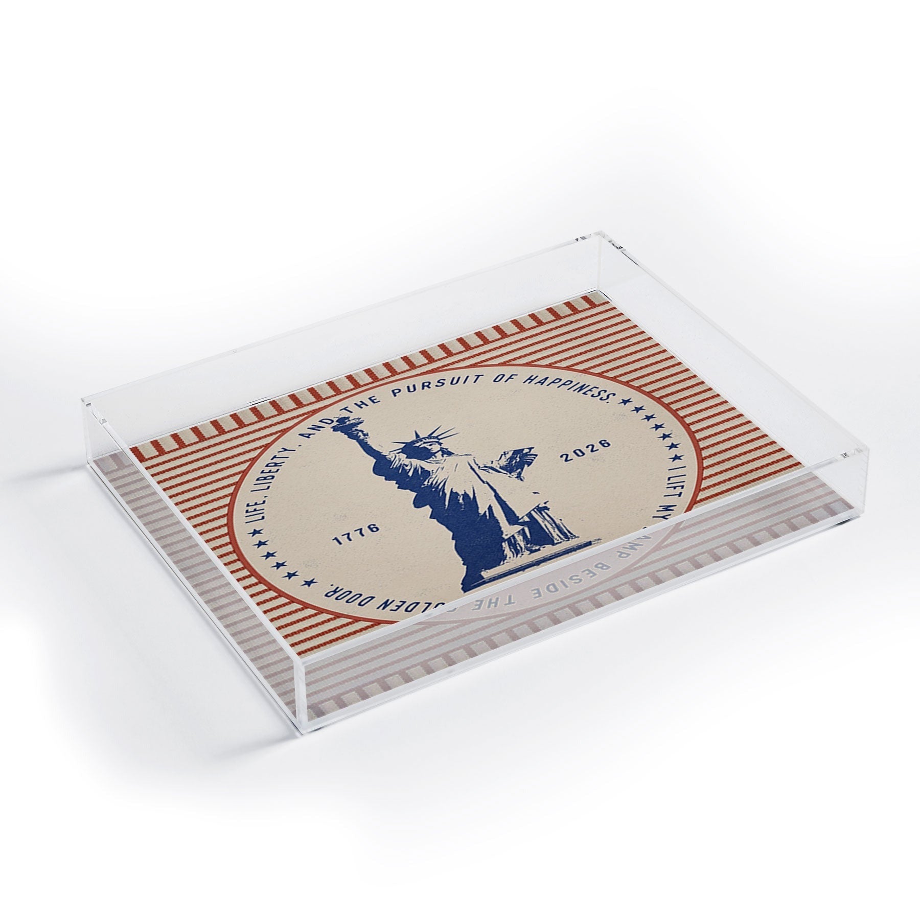 DENY Designs Life Liberty Acrylic Tray