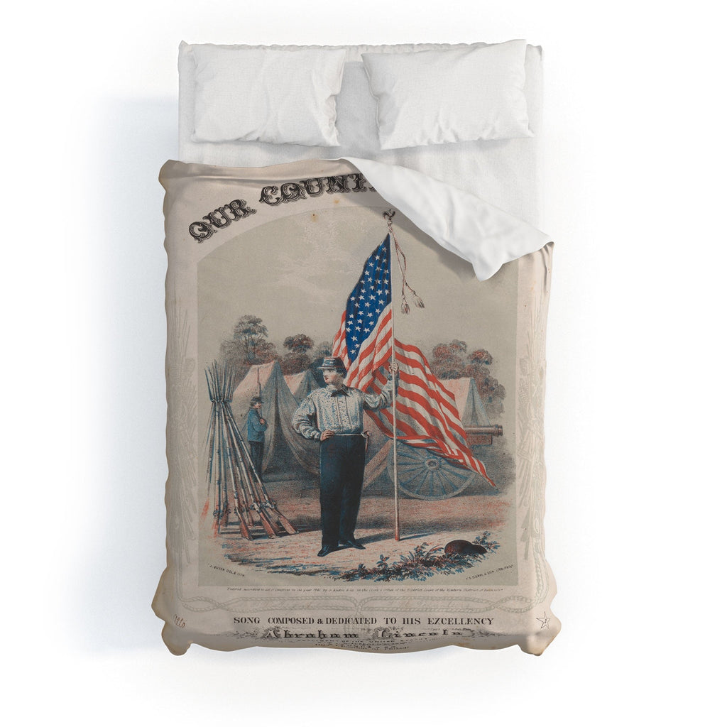 DENY Designs Our Country s Flag Duvet Cover