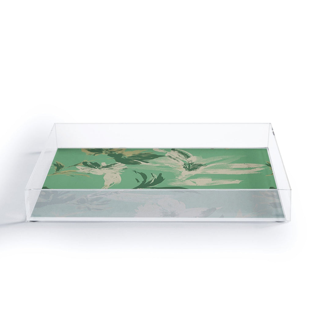 Gabriela Fuente Emma Green Acrylic Tray