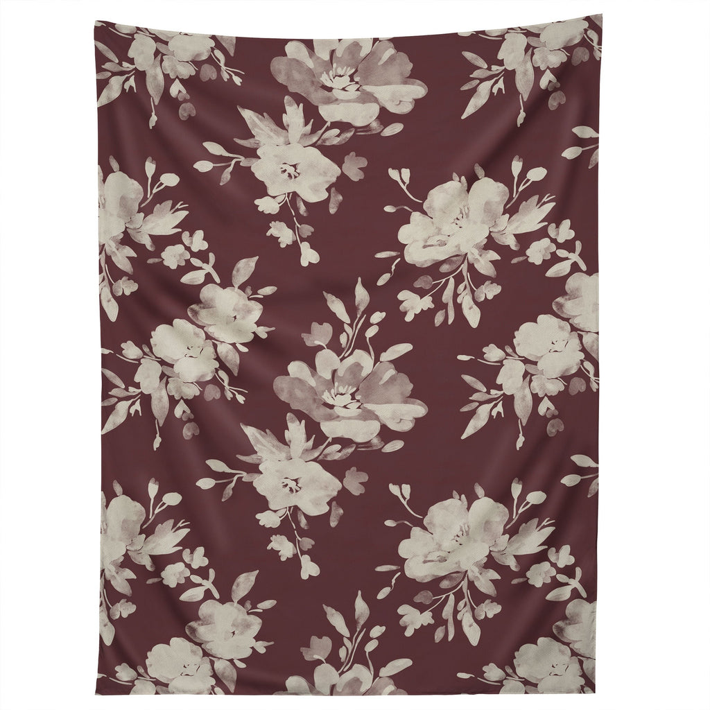 Marta Barragan Camarasa Antique Petal Romance Tapestry