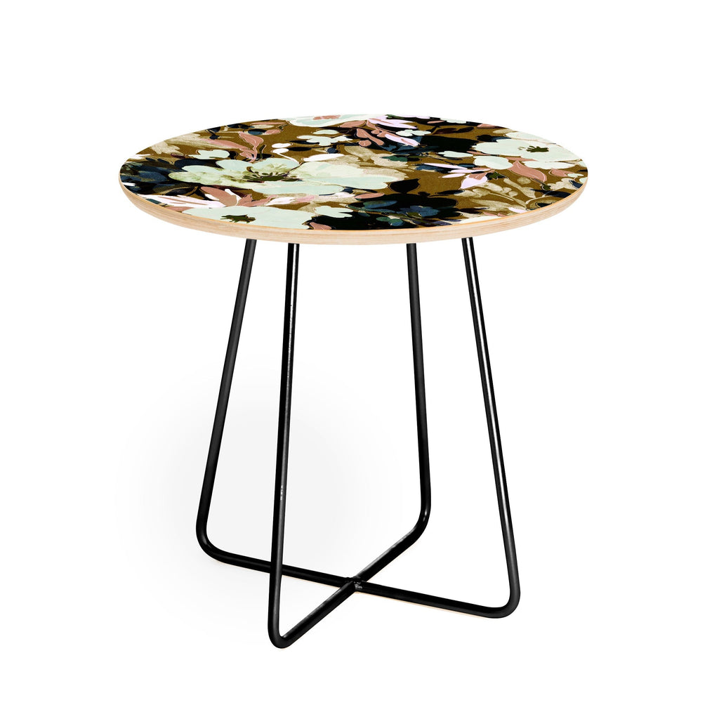 Marta Barragan Camarasa Romantic Floral Fusion Round Side Table