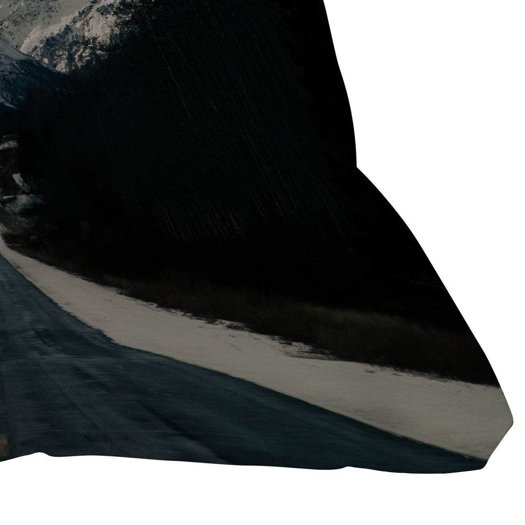 Hannah Kemp Alaska Drive Outdoor Throw Pillow