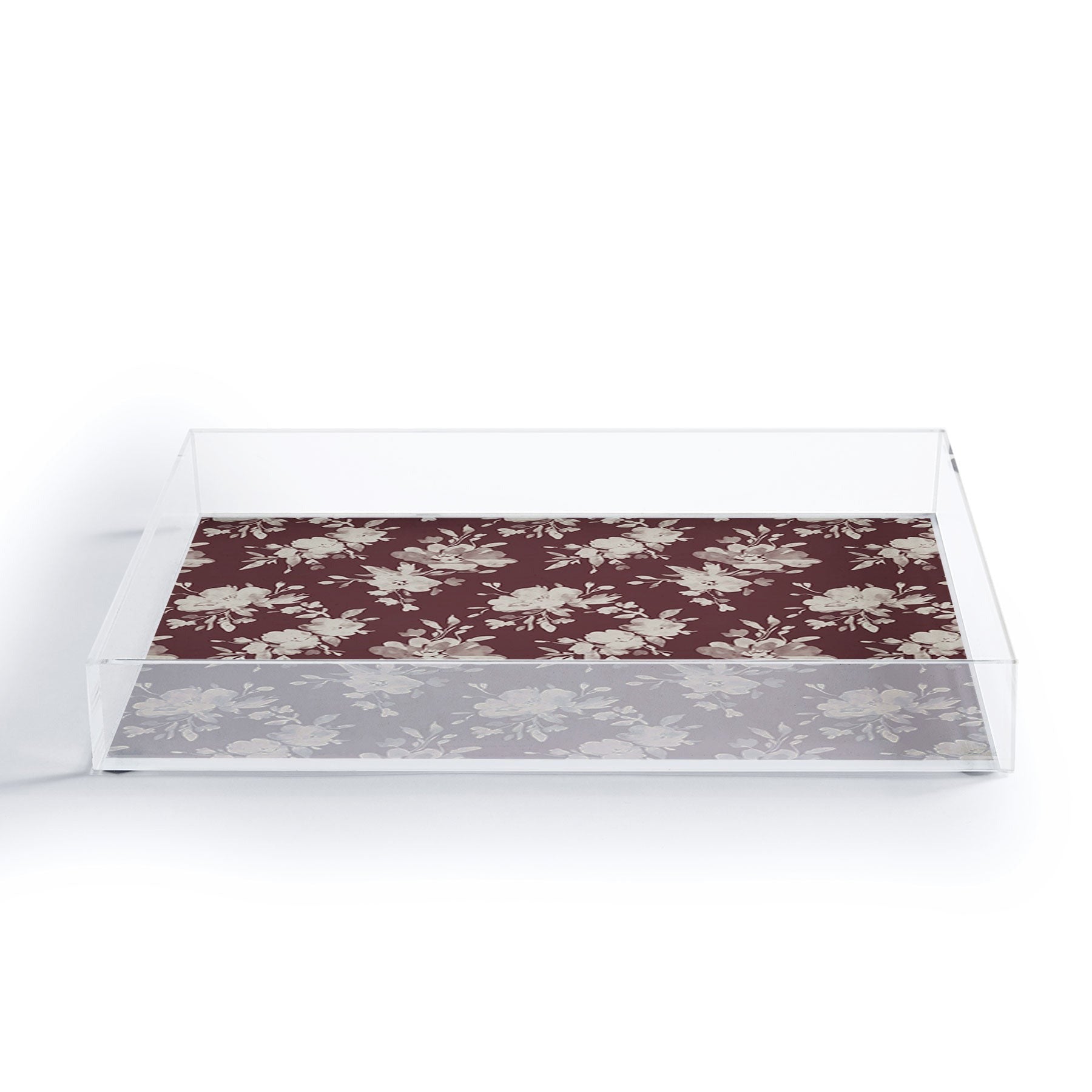 Marta Barragan Camarasa Antique Petal Romance Acrylic Tray