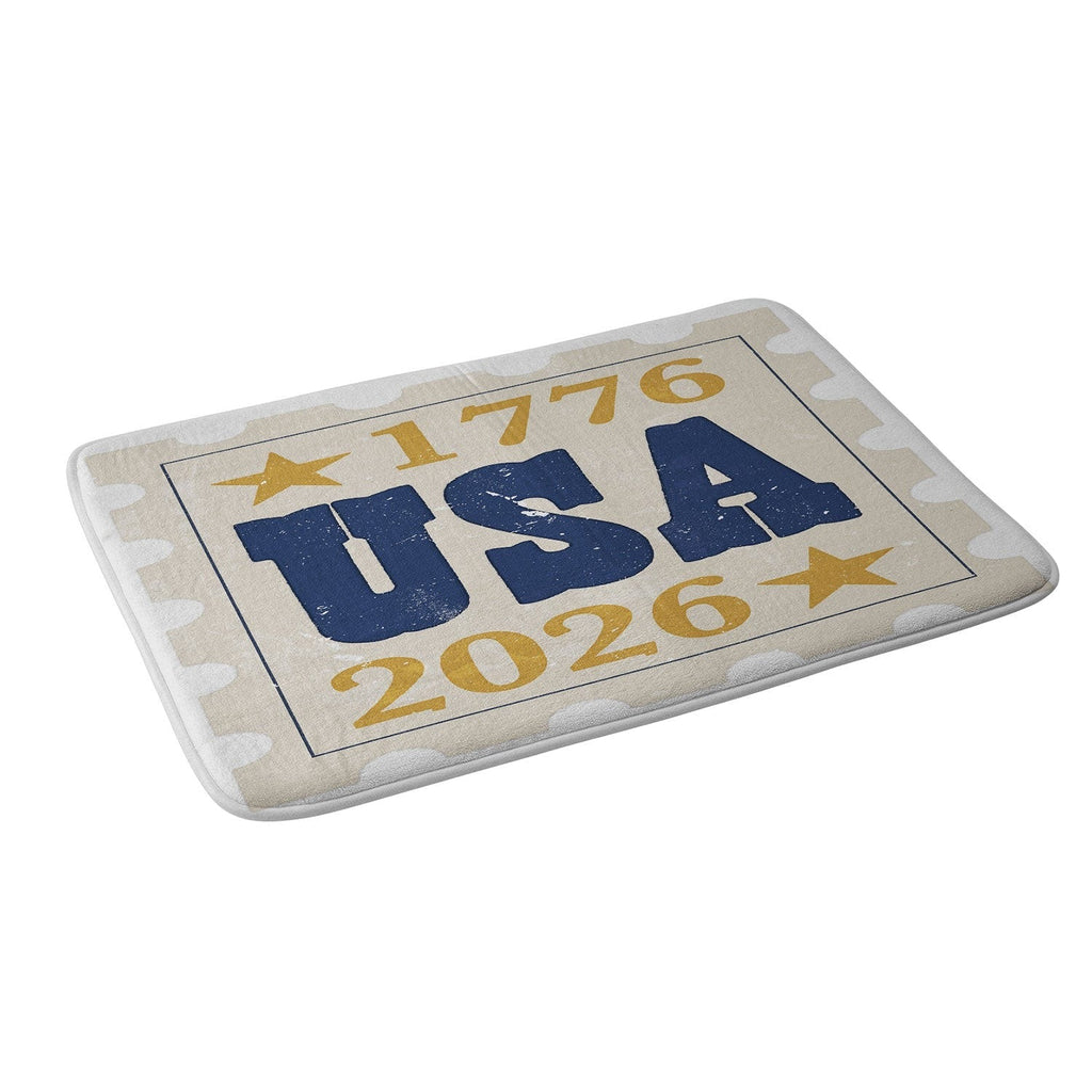 DENY Designs USA Stamp Memory Foam Bath Mat