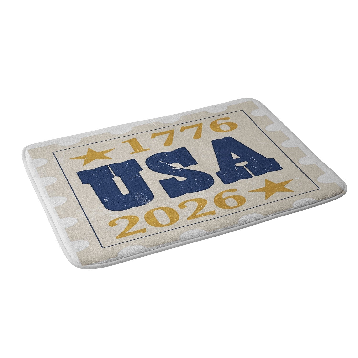 DENY Designs USA Stamp Memory Foam Bath Mat