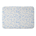 LouBruzzoni Romantic blue Memory Foam Bath Mat