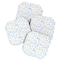 LouBruzzoni Romantic blue Coaster Set