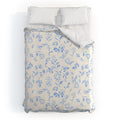 LouBruzzoni Romantic blue Duvet Cover
