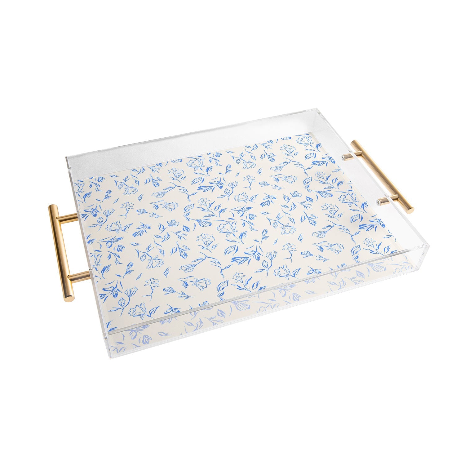 LouBruzzoni Romantic blue Acrylic Tray