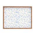LouBruzzoni Romantic blue Rectangular Tray