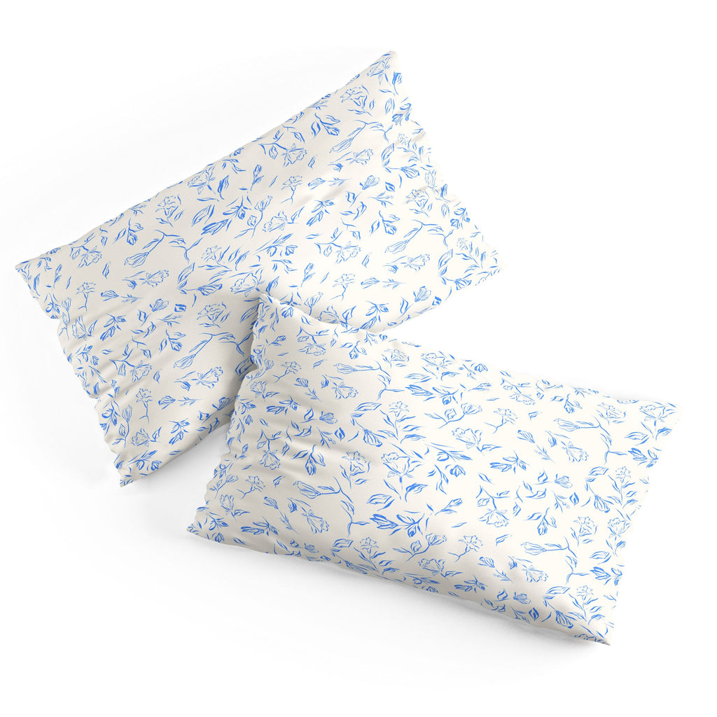 LouBruzzoni Romantic blue Pillow Shams