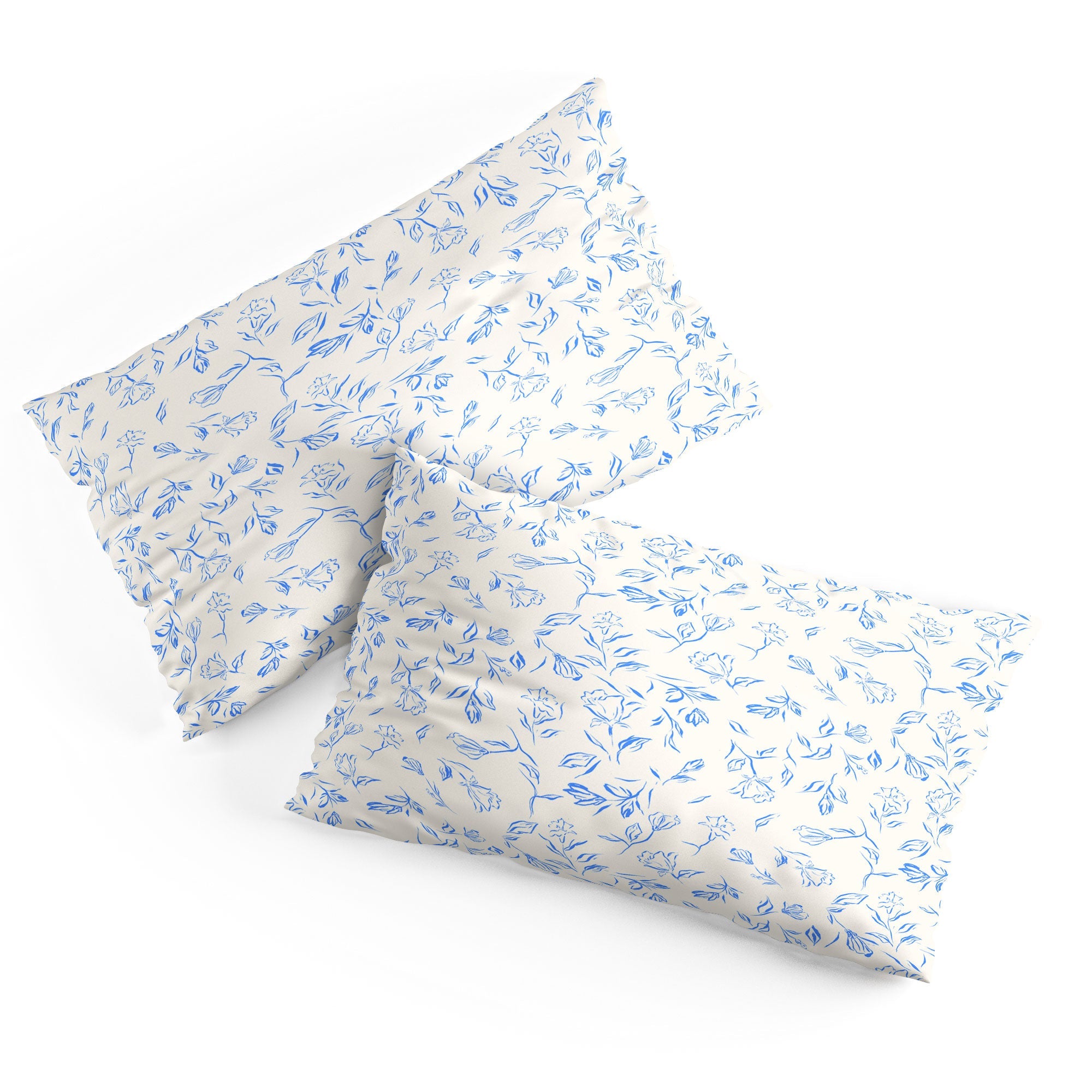LouBruzzoni Romantic blue Pillow Shams