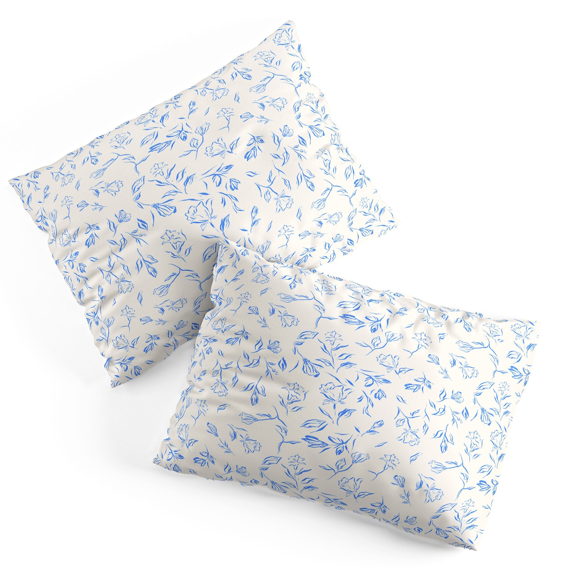 LouBruzzoni Romantic blue Pillow Shams