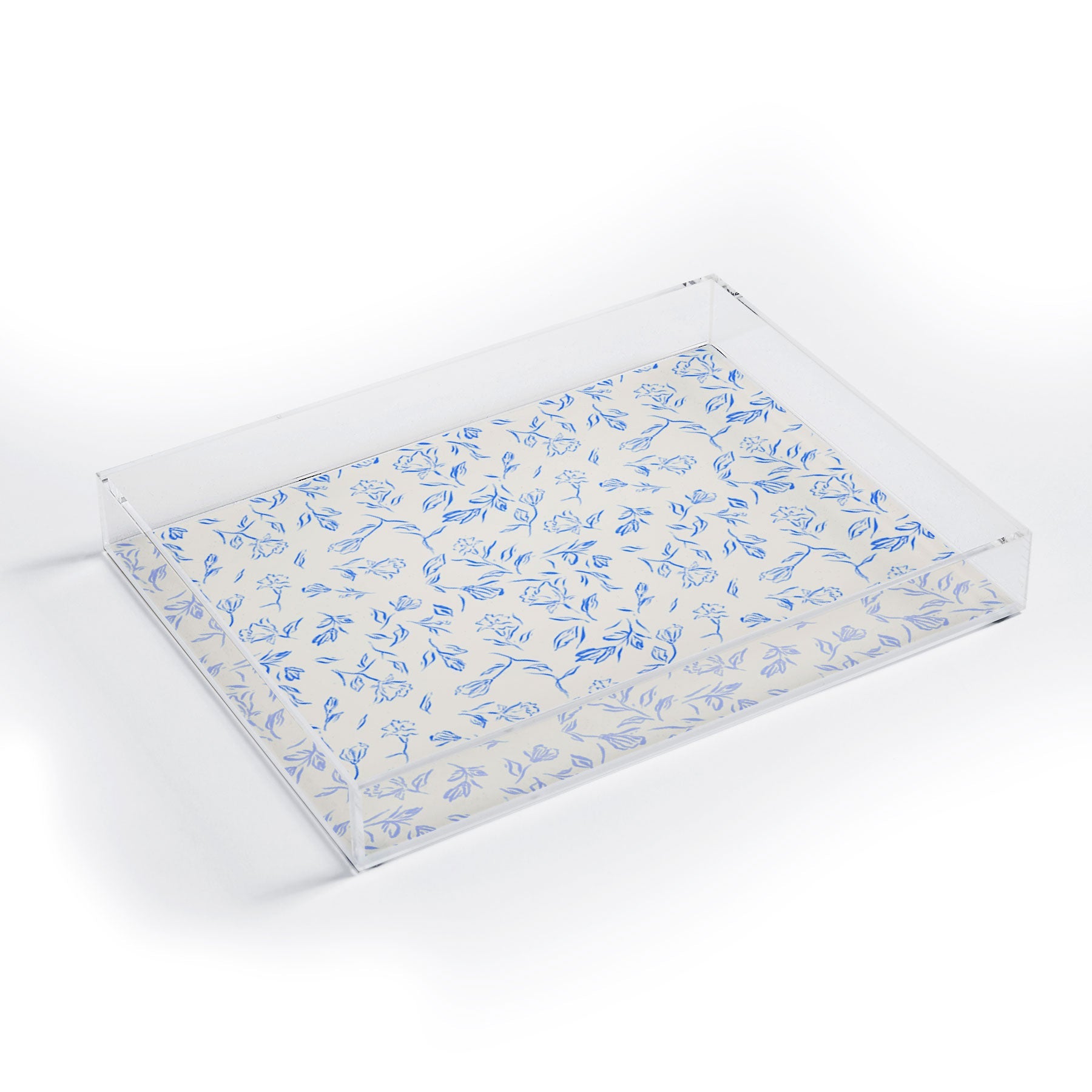 LouBruzzoni Romantic blue Acrylic Tray