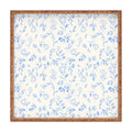 LouBruzzoni Romantic blue Square Tray