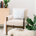 LouBruzzoni Romantic blue Throw Pillow