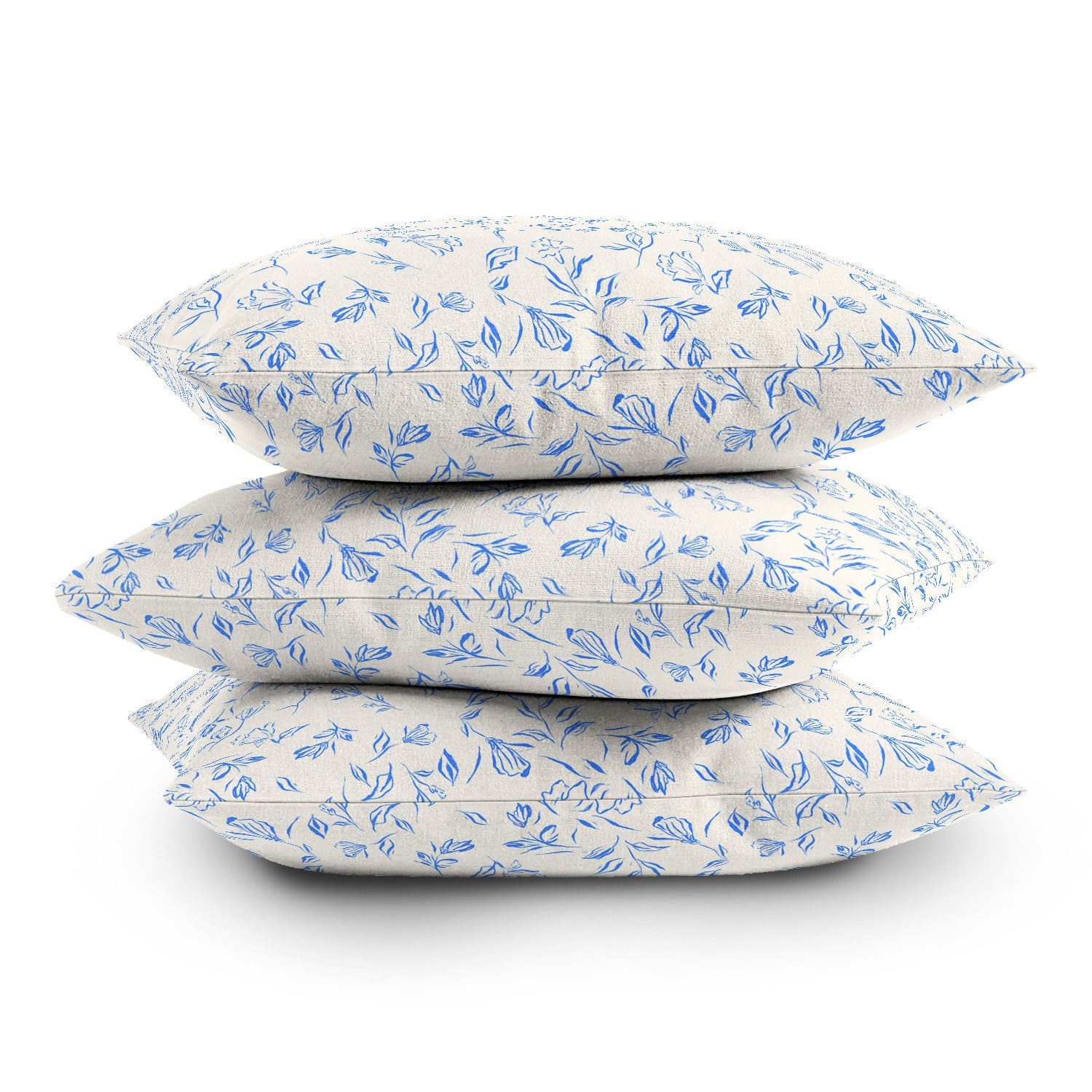LouBruzzoni Romantic blue Outdoor Throw Pillow