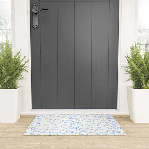 LouBruzzoni Romantic blue Welcome Mat