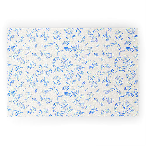 LouBruzzoni Romantic blue Welcome Mat