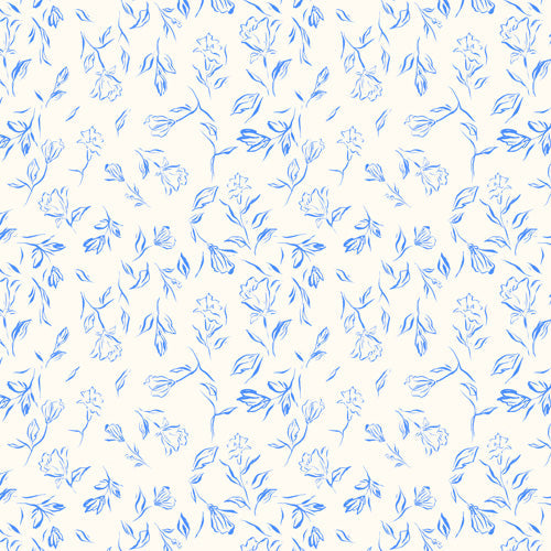 LouBruzzoni Romantic blue Shower Curtain