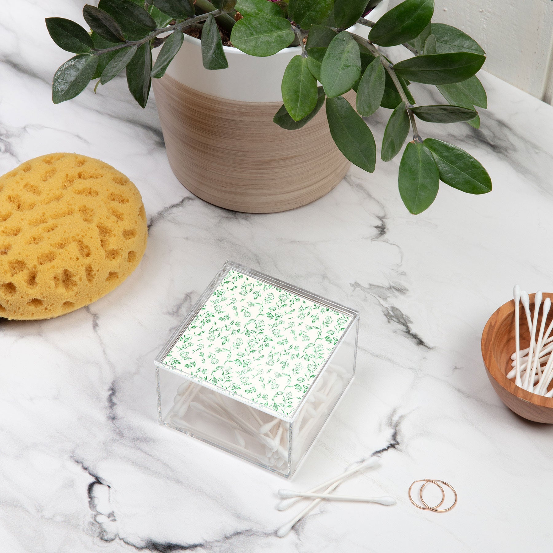 LouBruzzoni Romantic green Acrylic Box