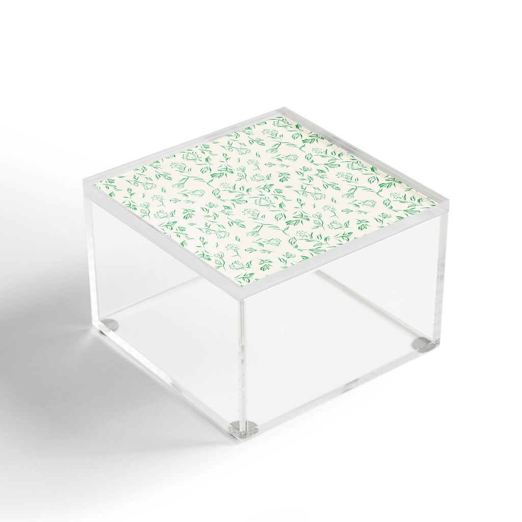 LouBruzzoni Romantic green Acrylic Box