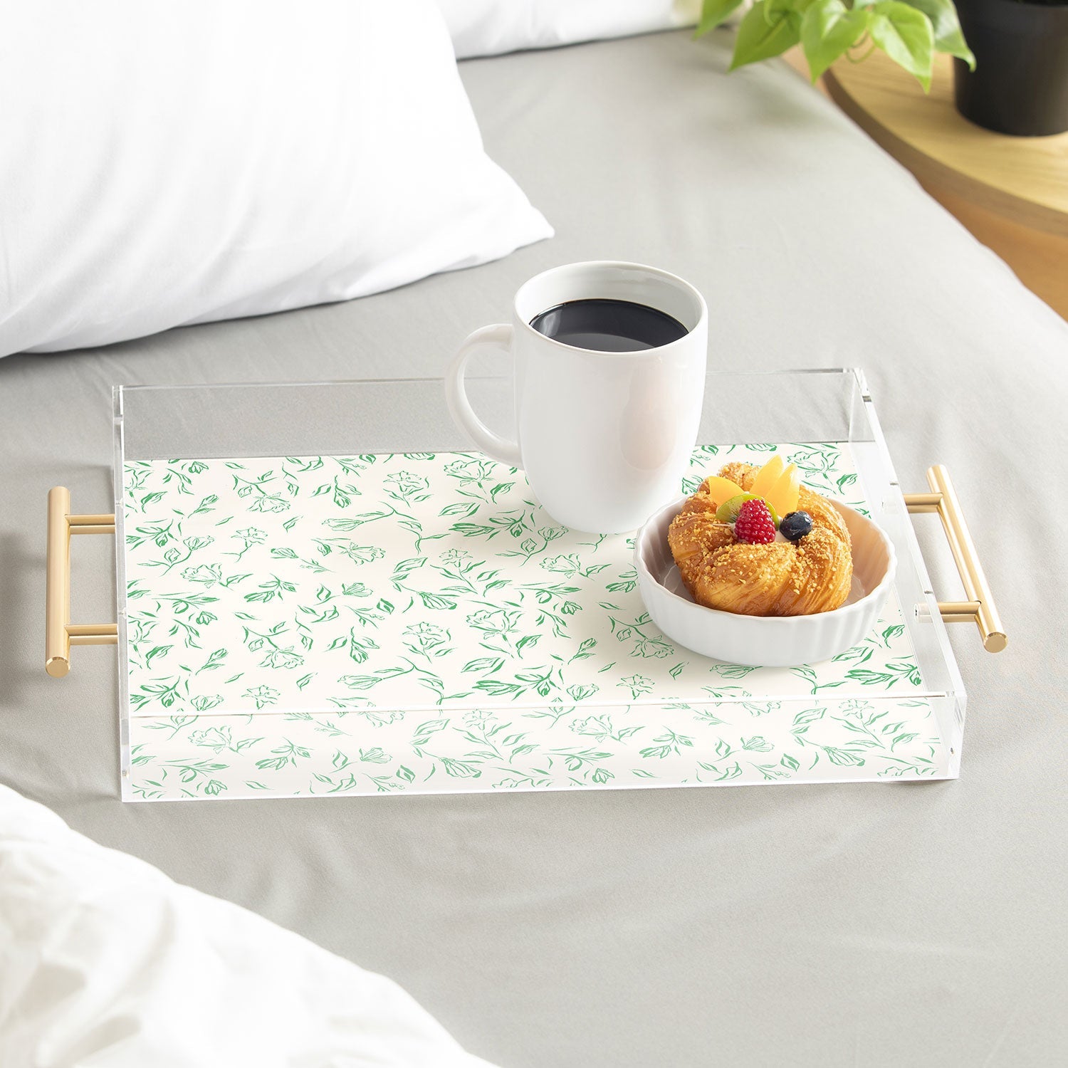 LouBruzzoni Romantic green Acrylic Tray