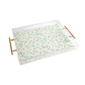 LouBruzzoni Romantic green Acrylic Tray