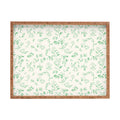 LouBruzzoni Romantic green Rectangular Tray
