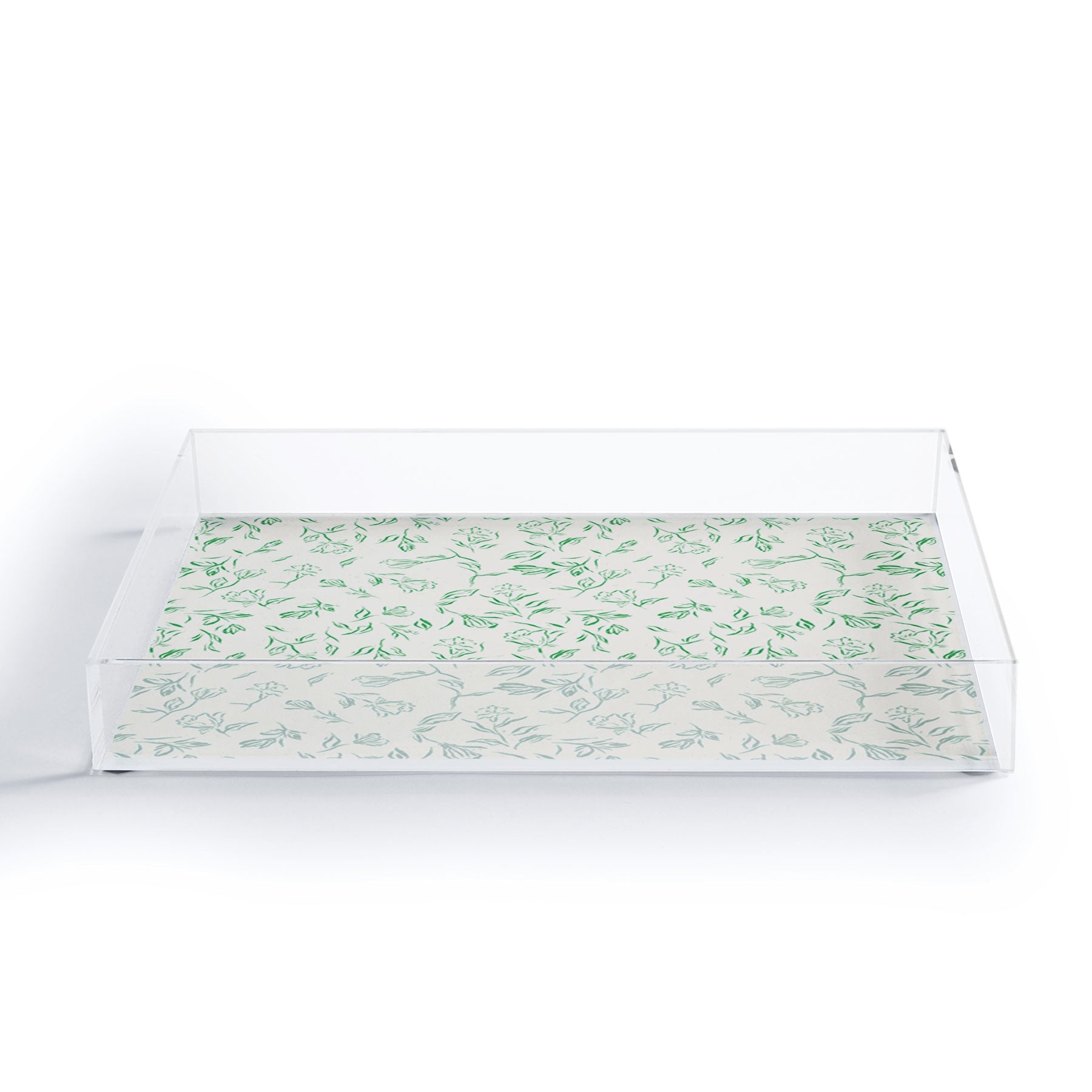 LouBruzzoni Romantic green Acrylic Tray