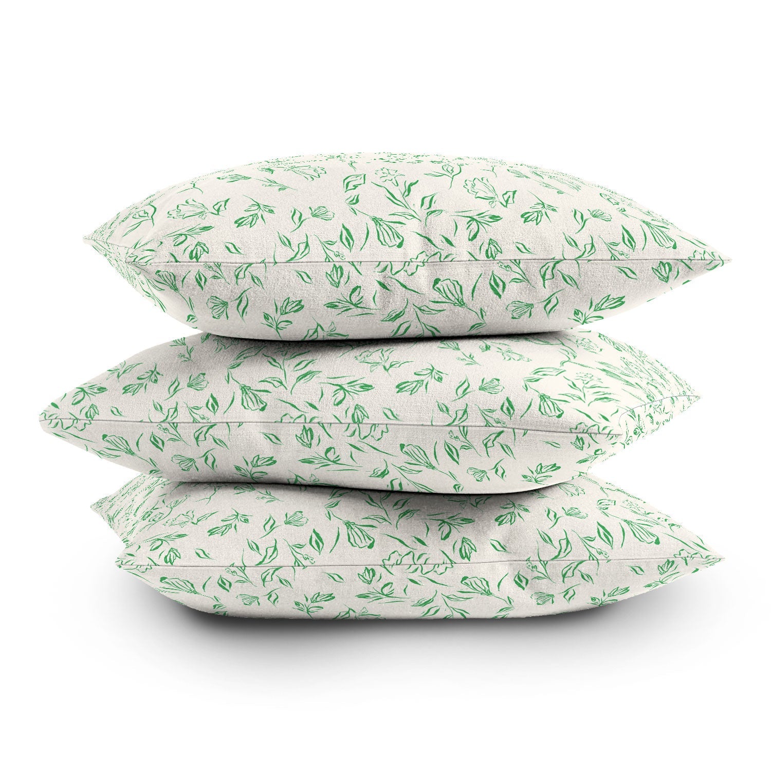 LouBruzzoni Romantic green Outdoor Throw Pillow