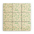 LouBruzzoni Romantic green Wood Wall Mural
