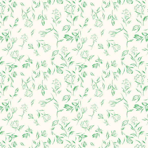 LouBruzzoni Romantic green Shower Curtain